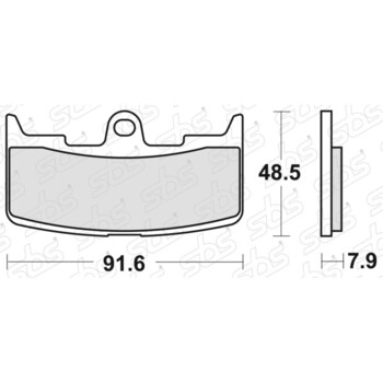 Plaquettes de frein 795 HF SBS