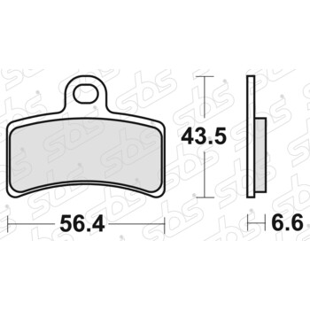 Plaquettes de frein 815 HF SBS