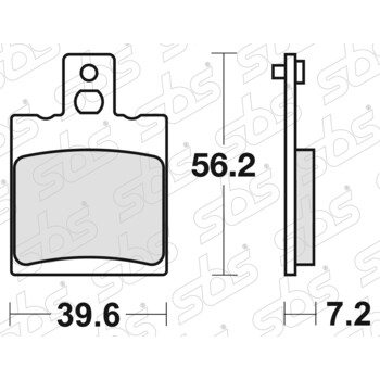 Plaquettes de frein 824 HF SBS