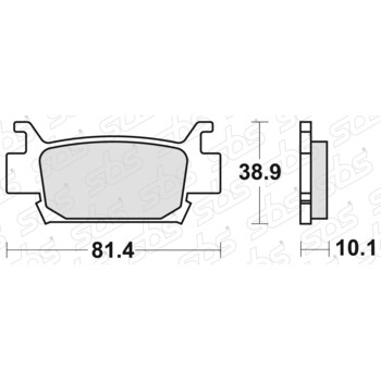 Plaquettes de frein 829 SI SBS