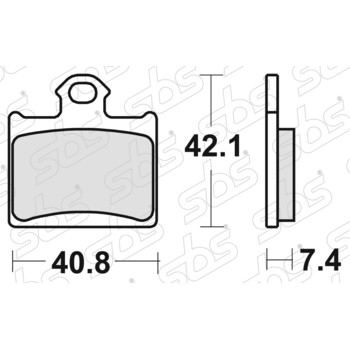 Plaquettes de frein 872 SI SBS