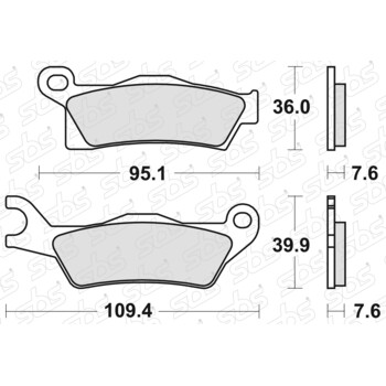 Plaquettes de frein 910 SI SBS