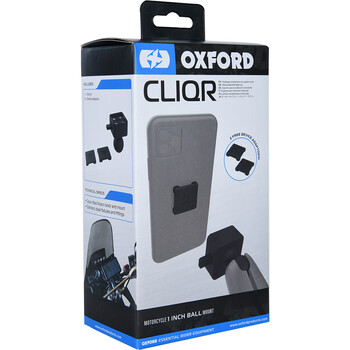 Support smartphone CliqR avec boule 1 pouce Oxford