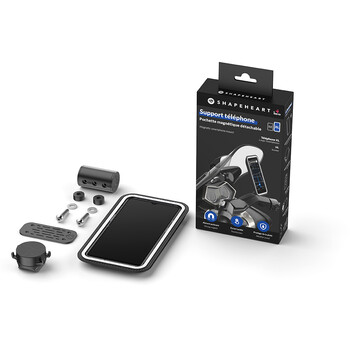 Support smartphone magnétique pour tableau de bord scooter Shapeheart