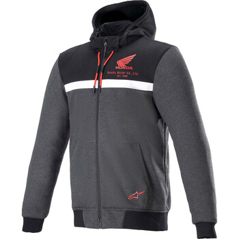 Sweat zippé Honda Chrome Street Alpinestars