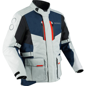 BORLENI Veste de Moto Hiver Homme Blouson Moto 4 saison avec doublure  Amovible 5 Protections Homologué CE aux Coudes et Épaules Niveau 1 Certifié  - Équipement moto