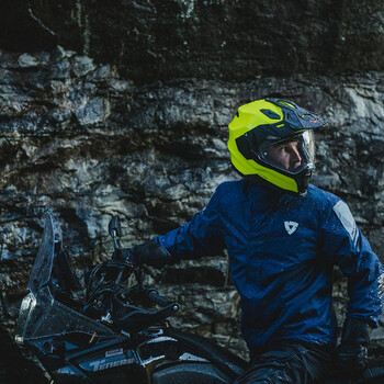 Combinaison De Pluie Moto Revit Pacific 4 H2O - 1 Pièce, Manches Longues, Noir, Taille XXL, étanche Et Respirante