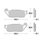 Plaquettes de frein S1071NR