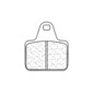 Plaquettes de frein Route métal fritté - 1075XBK5