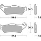Plaquettes de frein 671CS