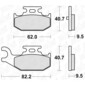 Plaquettes de frein 816 RSI